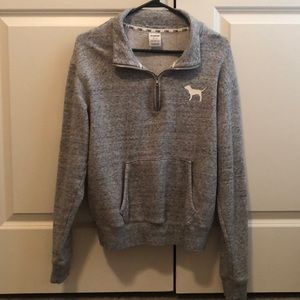 Victoria’s Secret PINK quarter zip sweatshirt